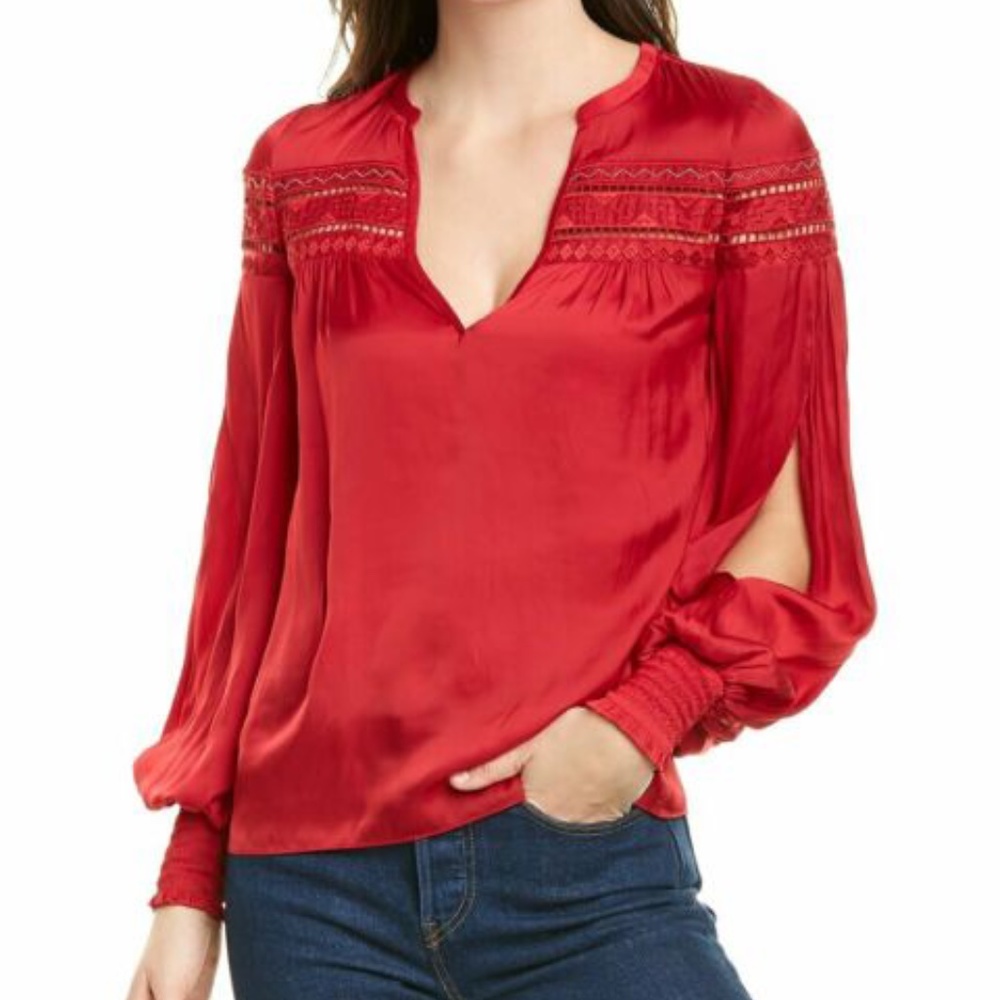 Ramey Brook NWT Holiday Red Maisy top